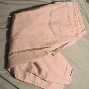 Pink Straight Cut Jeans